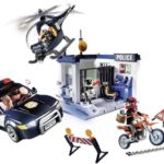 Playmobil Police Action Αστυνομικός Σταθμός Με Ελικόπτερο Και Περιπολικό 70326