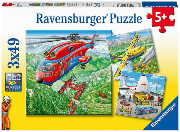 Ravensburger Παζλ 3X49 Τεμ. Αεροπλάνα 05033