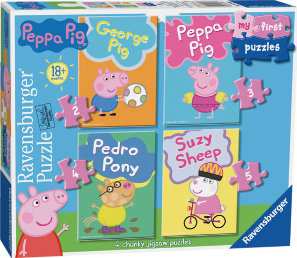 Ravensburger My First Puzzles Peppa Pig (2/3/4/5 τμχ) 06960