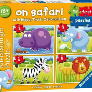 Ravensburger My First Puzzles Στο Σαφάρι (2/3/4/5 τμχ) 07301