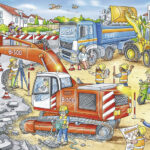 Ravensburger Παζλ 2Χ12 Τεμ. Careful, Construction Site 07630
