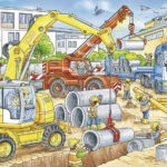Ravensburger Παζλ 2Χ12 Τεμ. Careful, Construction Site 07630