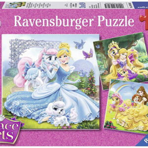 Ravensburger Παζλ 3Χ49τεμ Disney Princess: Βασιλικά Ζωάκια 09346