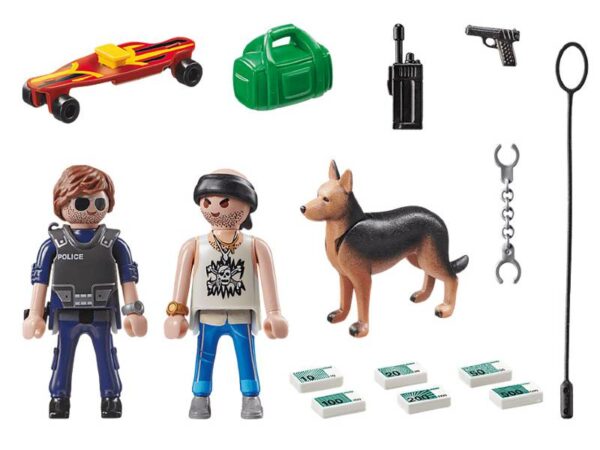 Playmobil Police Action Κλέφτης Και Άστυνομος 70461