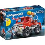 Playmobil City Action Όχημα Πυροσβεστικής Με Τροχαλία Ρυμούλκησης 9466