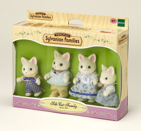 Epoch The Sylvanian Families - Οικογένεια Silk Cat 4175