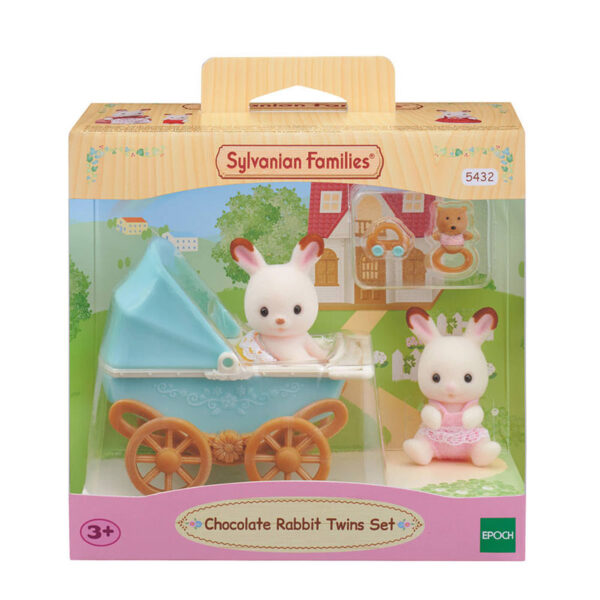 Sylvanian Families Chocolate Rabbit Twins Set (5432)