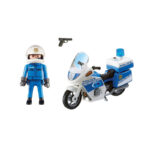 Playmobil Μοτοσικλέτα Αστυνομίας Με Φάρο Που Αναβοσβήνει 6923