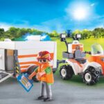 Playmobil City Life Διασώστης Με Γουρούνα Και Τρέιλερ 70053