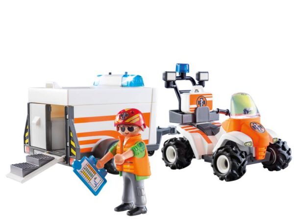 Playmobil City Life Διασώστης Με Γουρούνα Και Τρέιλερ 70053