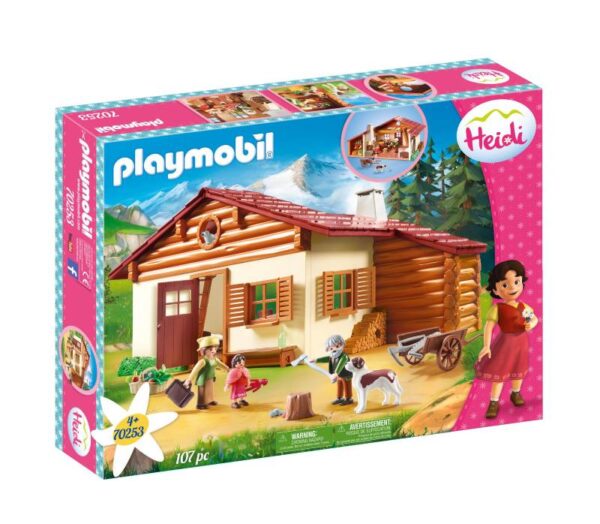 Playmobil Η Χάιντι με τον παππού της στην καλύβα τους 70253