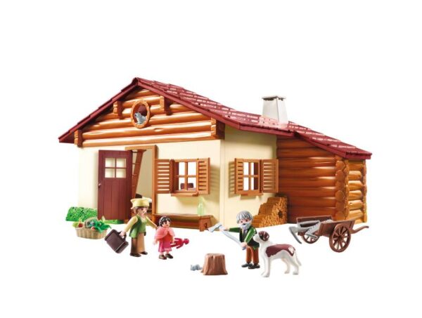 Playmobil Η Χάιντι με τον παππού της στην καλύβα τους 70253