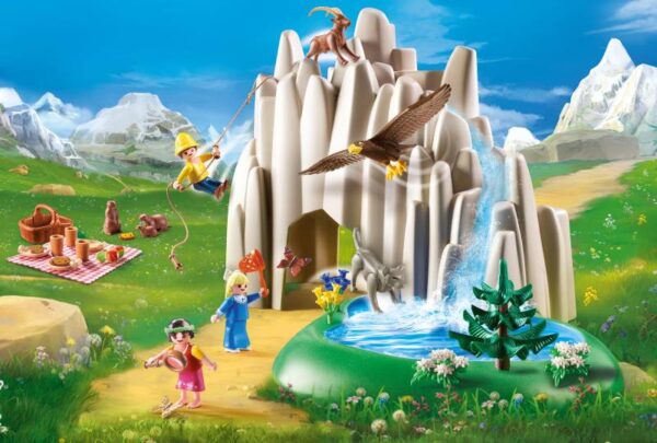 Playmobil Η Χάιντι, ο Πέτερ και η Κλάρα στην Κρυστάλλινη Λίμνη 70254