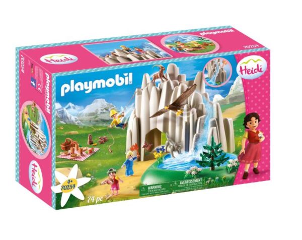 Playmobil Η Χάιντι, ο Πέτερ και η Κλάρα στην Κρυστάλλινη Λίμνη 70254