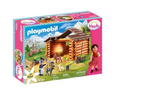 Playmobil Ο Πέτερ και η γιαγιά στη στάνη με τις κατσικούλες του 70255
