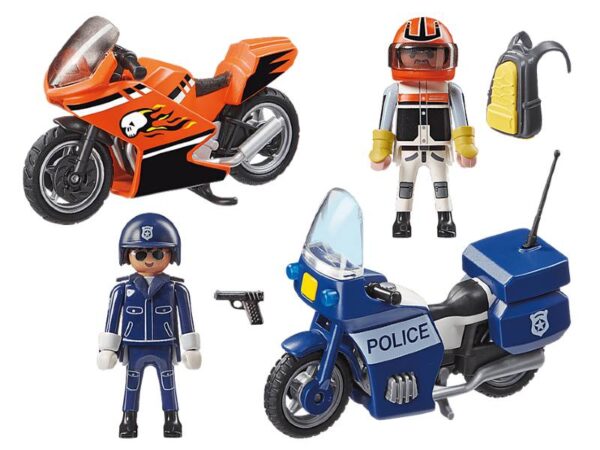 Playmobil Police Action Αστυνομική Καταδίωξη Μηχανών 70462