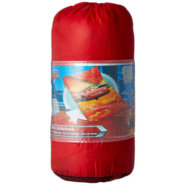 John Sleeping Bag - Υπνόσακος Σε Τσαντάκι Cars 140 X 60Cm 72503