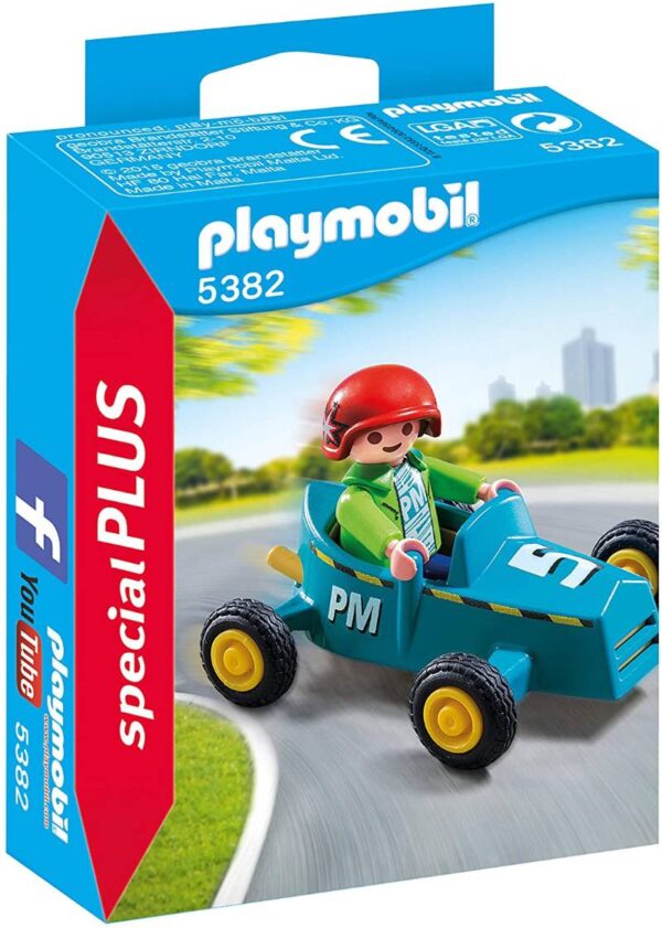 Playmobil Αγοράκι Με Go-Kart 5382