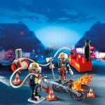 Playmobil Πυροσβέστες Με Αντλία Νερού 5365