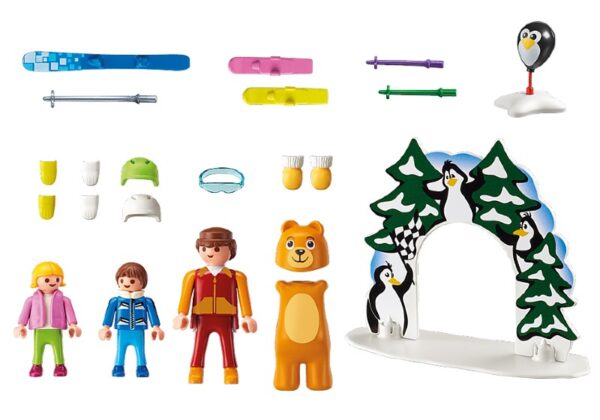 Playmobil Εκπαιδευτής Σκι Με Παιδάκια 9282