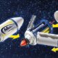 Playmobil Διαστημικό κανόνι Λέιζερ καταστροφής μετεωριτών