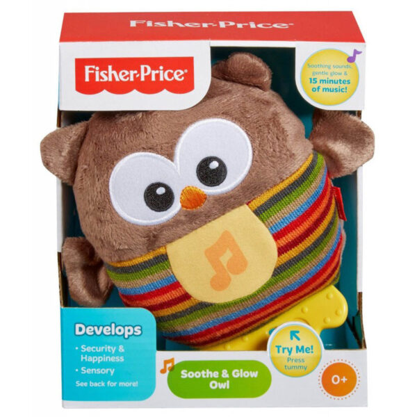 Fisher-Price Μαλακή Κουκουβάγια Καφέ CDN55