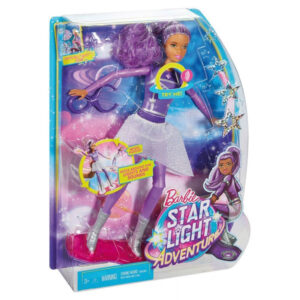 Mattel Barbie Star Light Adventure Lights & Sounds Hoverboarder Περιπέτεια Στο Διάστημα DLT23