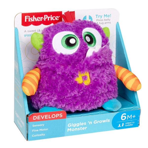 Fisher-Price Giggles N Growls Μαλακό Ζωάκι DYM88