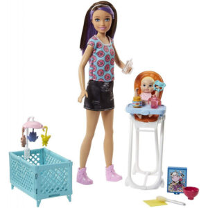 Mattel Barbie Σκίπερ Babysitter - Μια Μέρα Με Το Μωρό FHY98
