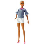 Mattel Barbie Fashionistas Chic In Chambray Αυθεντική Κούκλα FBR37 / FNJ40
