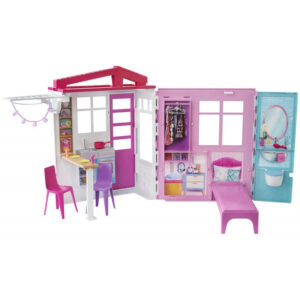 Mattel Barbie Νέο Σπιτάκι - Βαλιτσάκι FXG54