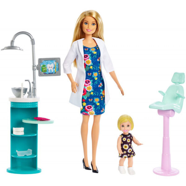 Mattel Barbie Οδοντίατρος Σετ Παιχνιδιού FXP16 Mattel Barbie Οδοντίατρος Σετ Παιχνιδιού FXP16