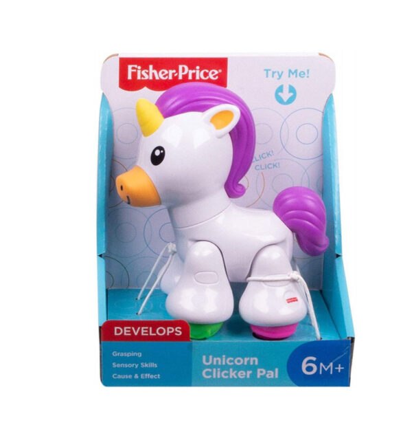 Fisher-Price Unicorn Clicker Pal Μονόκερος Press And Go FYL45