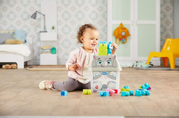 MEGA BLOKS Jolly Elephant Τουβλάκια Σε Κουτί 25 Τμχ - Ελεφαντάκι GCT46 / GFX30