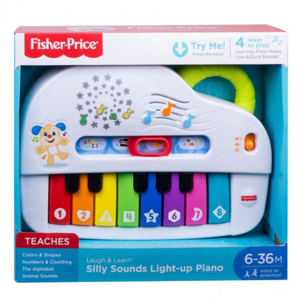 Fisher-Price Laugh And Learn Εκπαιδευτικό Πιάνο Με Φώτα GFV21