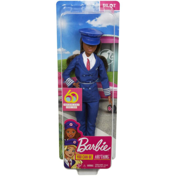 Mattel Barbie 60 Χρόνια Καριέρα - Πιλότος GFX25