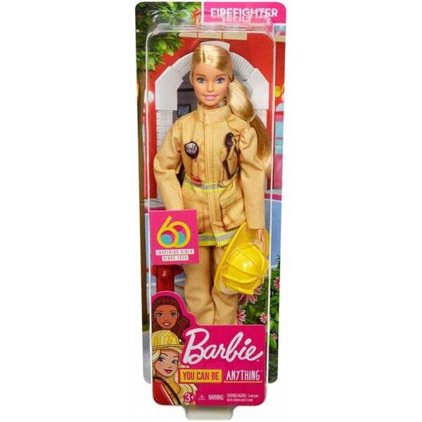 Mattel Barbie 60 Χρόνια - Πυροσβέστης GFX29