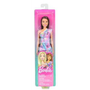 Mattel Barbie Λουλουδάτα Φορέματα - Μαυρομάλλα Κούκλα Με Ροζ Φόρεμα GBK92 / GHT25