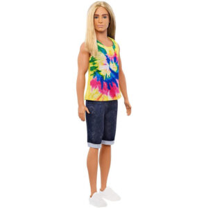 Mattel Barbie Ken Fashionistas Κούκλα Με Μακριά Ξανθά Μαλλιά 138 DWK44 / GHW66