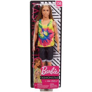 Mattel Barbie Ken Fashionistas Κούκλα Με Μακριά Ξανθά Μαλλιά 138 DWK44 / GHW66