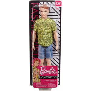 Mattel Barbie Ken Fashionistas Κούκλα Με Κίτρινη Μπλούζα Και Κόκκινα Μαλλιά 139 DWK44 / GHW67