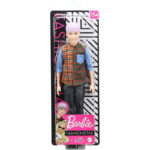 Mattel Barbie Ken Fashionistas Κούκλα Με Μωβ Μαλλιά Και Τζιν Πουκάμισο 154 DWK44 / GHW70
