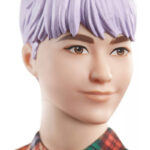 Mattel Barbie Ken Fashionistas Κούκλα Με Μωβ Μαλλιά Και Τζιν Πουκάμισο 154 DWK44 / GHW70