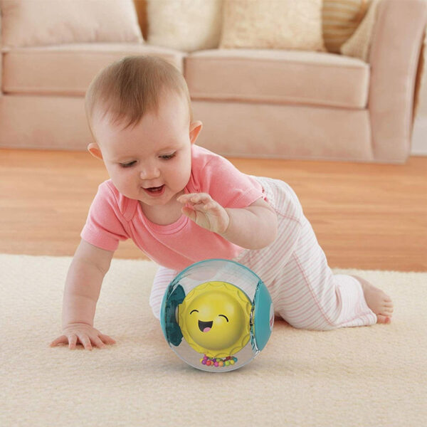 Fisher-Price Hello Sunshine Rattle Ball Μπαλίτσα Ουράνιο Τόξο GJF68