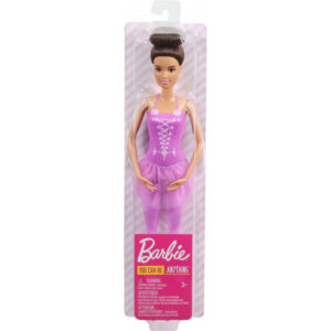 Mattel Barbie Μπαλαρίνα Μελαχρινά Μαλλιά Με Tutu Φούστα - Μωβ GJL58 / GJL60