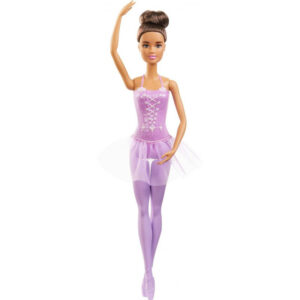 Mattel Barbie Μπαλαρίνα Μελαχρινά Μαλλιά Με Tutu Φούστα - Μωβ GJL58 / GJL60