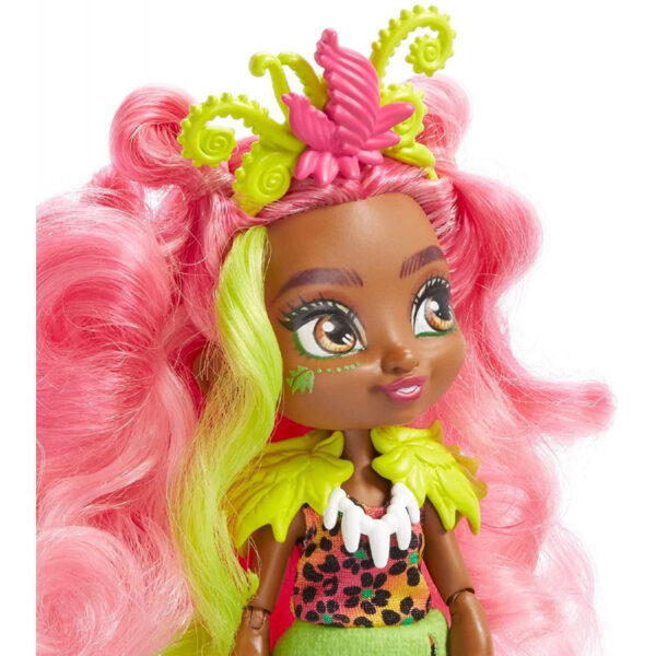 Mattel Cave Club Fernessa Κούκλα Με Δεινοσαυράκι Ptilly GNL82 / GNL85