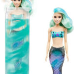 Mattel Barbie Color Reveal Wave 4 Γοργόνα Κούκλα Με 7 Εκπλήξεις GTP43