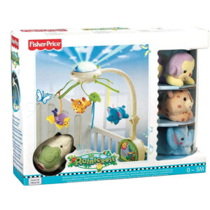 Fisher Price Μουσικό Περιστρεφόμενο Ζωάκια Rainforest L0527