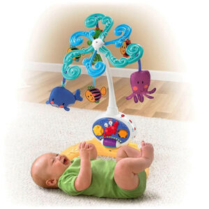 Fisher Price Μουσικό Περιστεφόμενο Ζωάκια της Θάλασσας #W9914